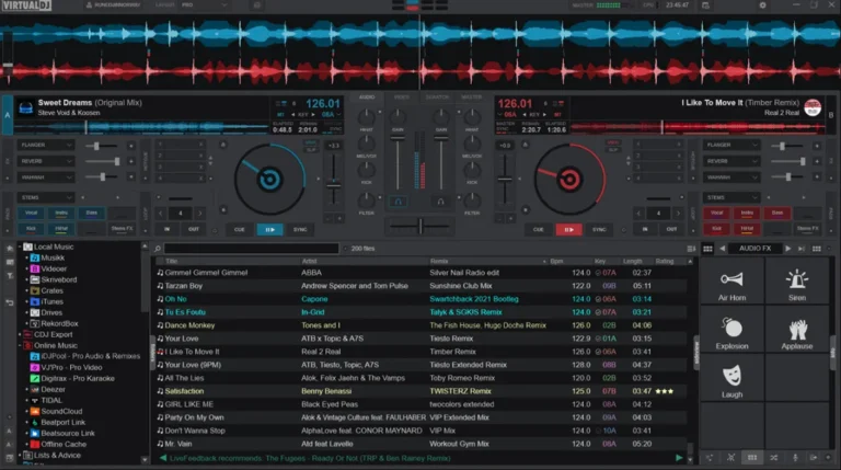 Tela do Virtual DJ Download