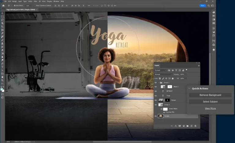 Tela do Adobe Photoshop Download
