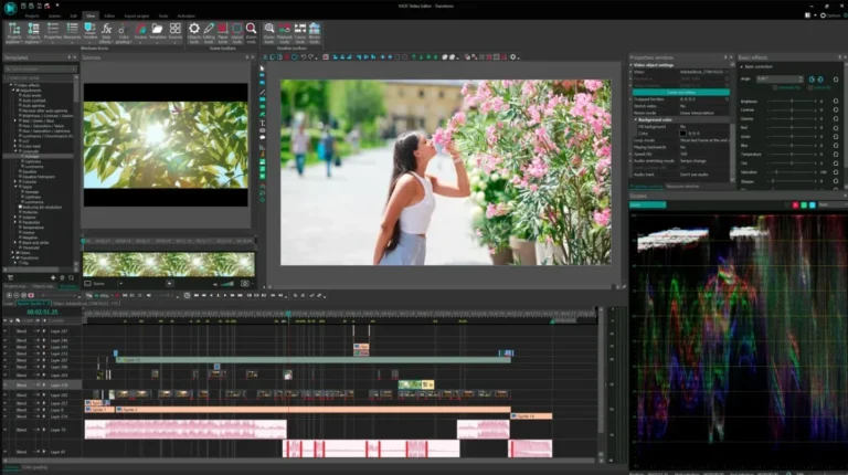 Tela do VSDC Free Video Editor