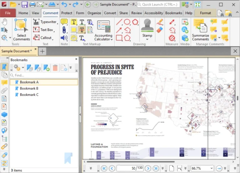 Tela do PDF-XChange Editor