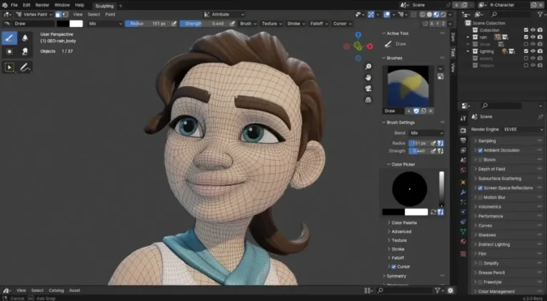 Tela do Blender Download
