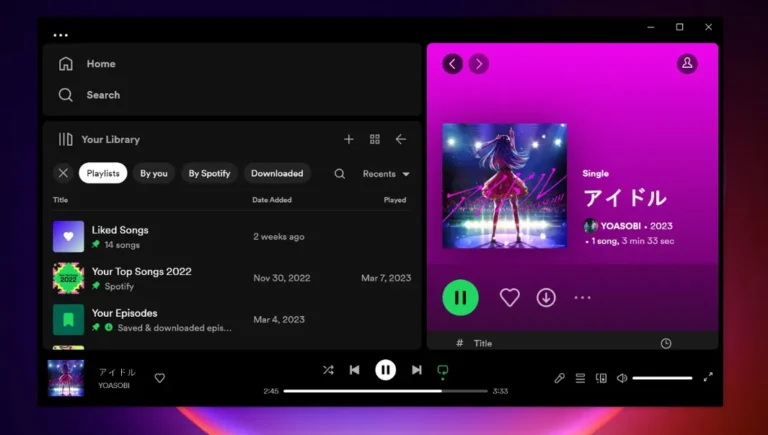 Tela do Spotify Crackeado 2025
